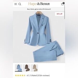 Light Blue Women’s Suit